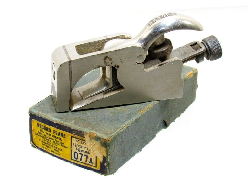 Great In Original Box Record 077A Bullnose Rebate / Rabbet Plane