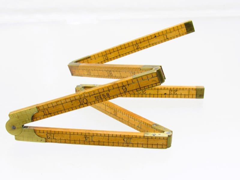 Great Stanley # 58 Carpenter's Rule 2 Foot 6 Fold Made from 1859-1915