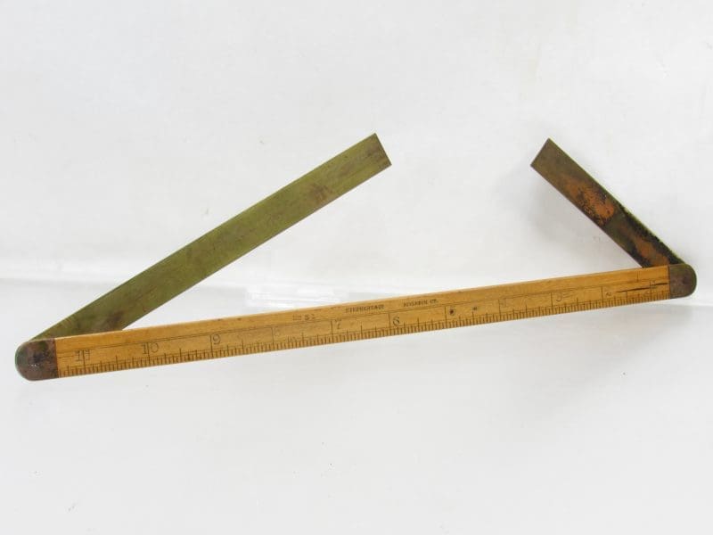 Super Nice Stephens & Co Riverton CT # 31 Shipbuilders Double Bevel Rule