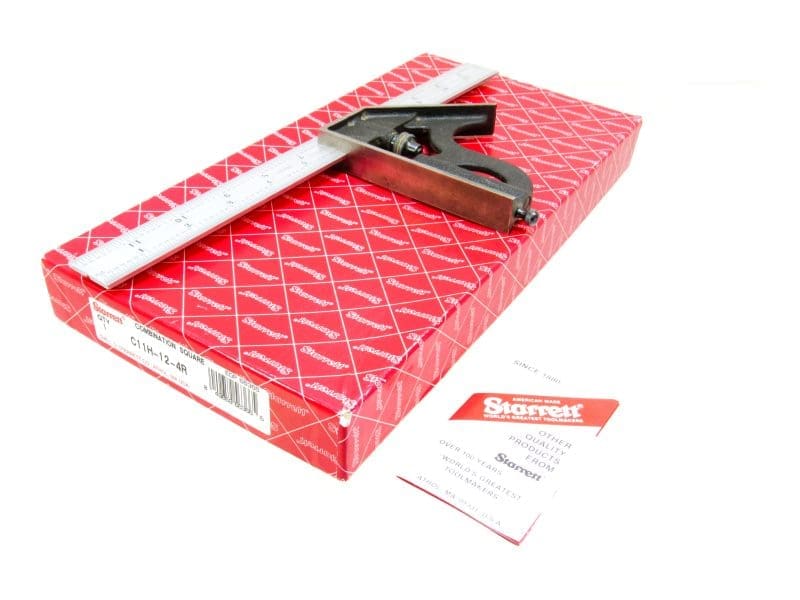 Mint In Box Starrett C11H-12-4R 12" Combination Square with Square Head