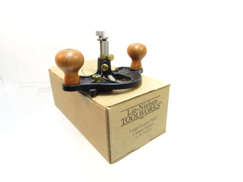 New In Box Lie Nielsen Closed Throat Large Router Plane with 3/8" Cutter