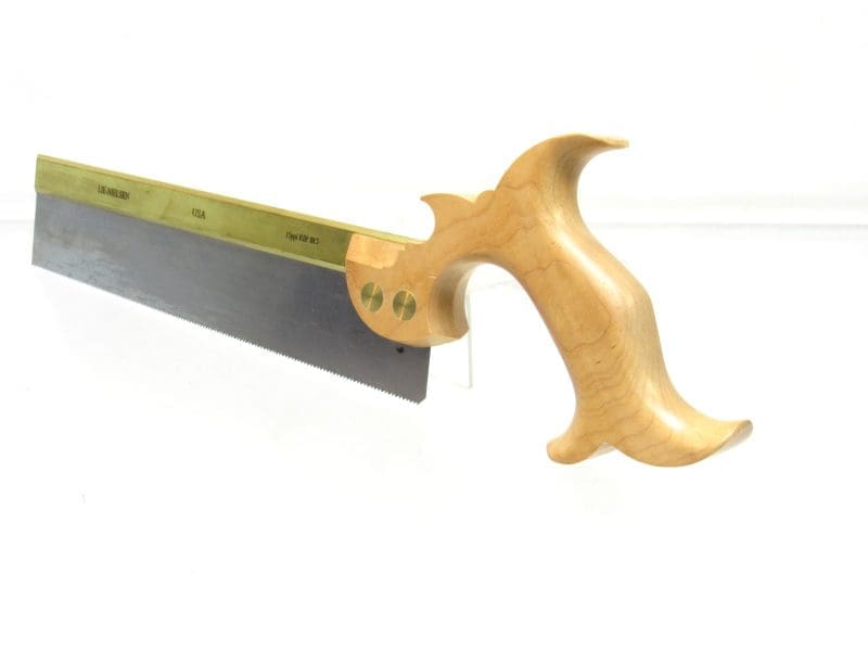 Unused Lie Nielsen Dovetail Saw 15 PPI Rip With 10" Plate and Discontinued Maple Handle