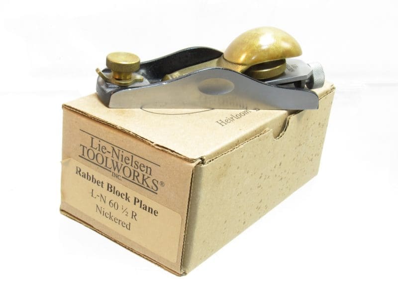 Superb Lie Nielsen # 60 1/2 Low Angle Adjustable Mouth Block Plane