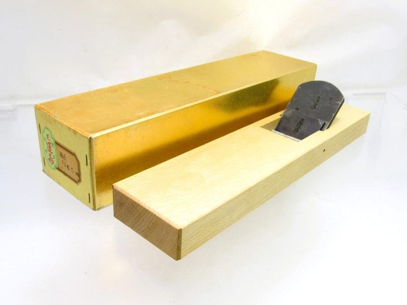 Unused Spectacular Japanese Wood Plane In Original Box  From Masterpiece Tools 1980s  65 MM