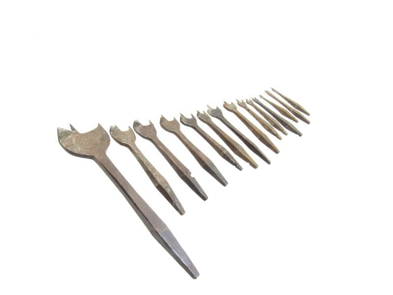 Working Group Of 14 Center Point 19Th Century Bits Used In Bit Brace
