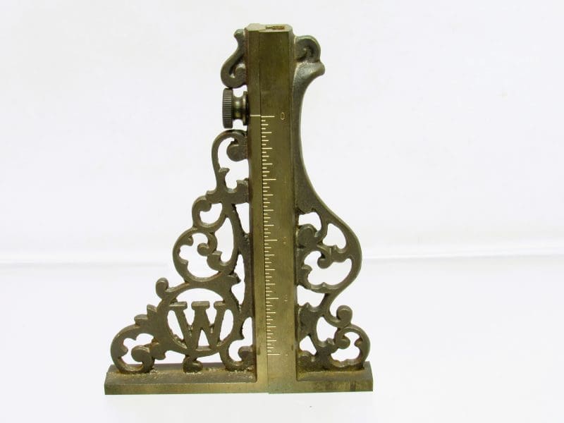 Rare Very Ornate Brass Woodsmith Fine Tools # 502 Set Up Gauge