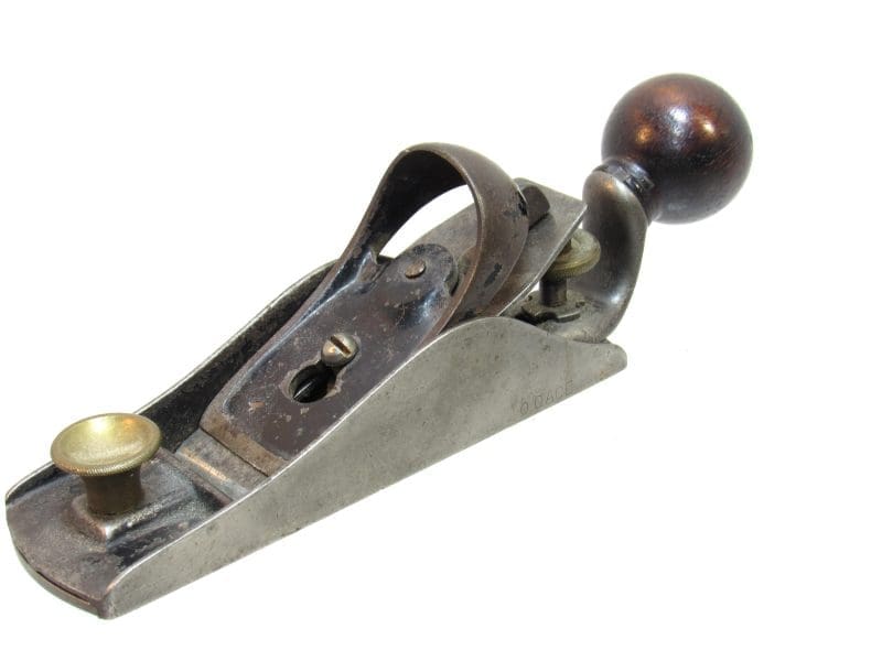 Stanley # 9 3/4 Tail Handled Block Plane Very Early Model With Baileys Patent Cutter