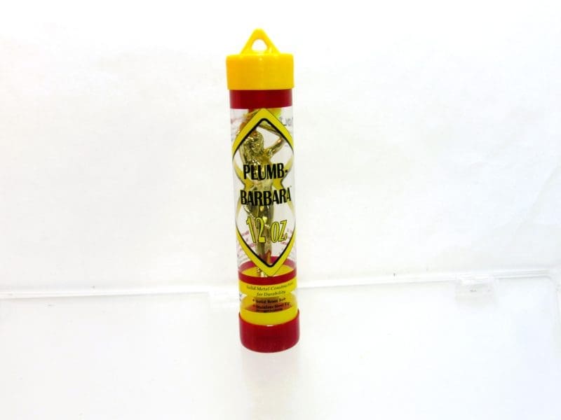 New Old Stock Plumb Barbara 12 Oz Solid Brass Highly Figured Plumb Bob
