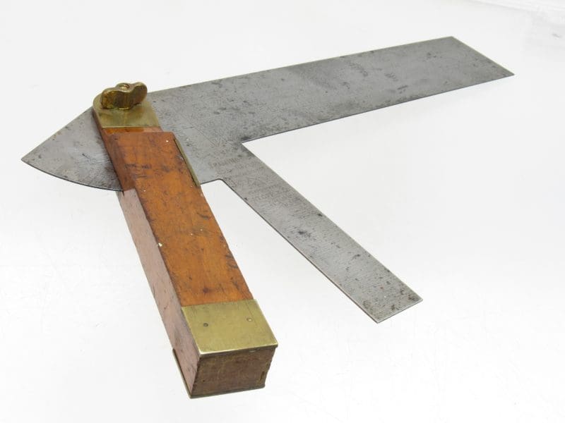 Superb Hard To Find Topps Patent Nov 1 1892 Framing Tool / Square