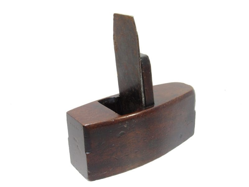 Great Mahogany W Kent Coffin Shaped Scraping Plane With 2" Wide Sorby Toothing Iron