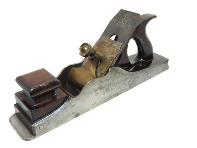 Great Mathieson Glasgow No 845 Panel Plane Rosewood Infill Dovetailed Sole 14 1/2" Long With Sorby Parallel Iron
