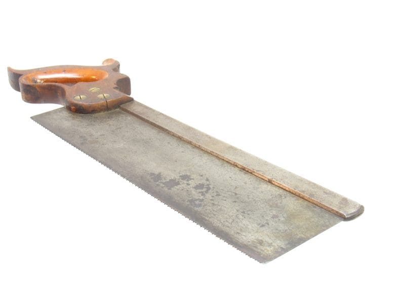 Nice and Straight Henry Disston 12" Back Saw