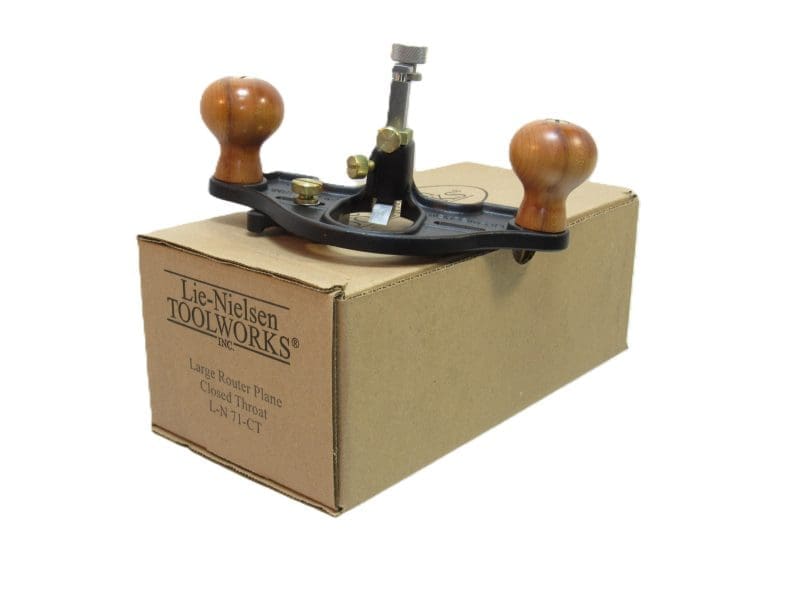 New Unused In Box Lie Nielsen Closed Throat Large Router Plane with 3/8" Cutter