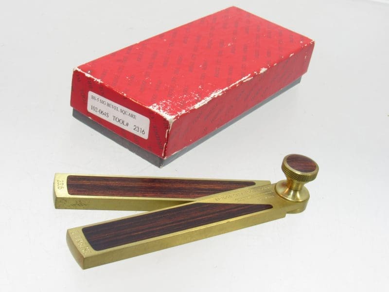 Unused In Box Bridge City Tool BS-5 Signature Series Transfer Bevel Square Signature Series Made In Usa 1994