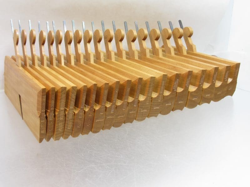 Minty Unused Old Street School Clark & Williams Set Of 18 Hollow & Round Molding Planes Numbers 2-18