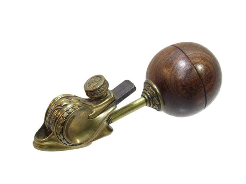 Spectacular Tail Handled Violinmaker's' Plane By Christopher Laarman 1 1/8" Long Flat Sole