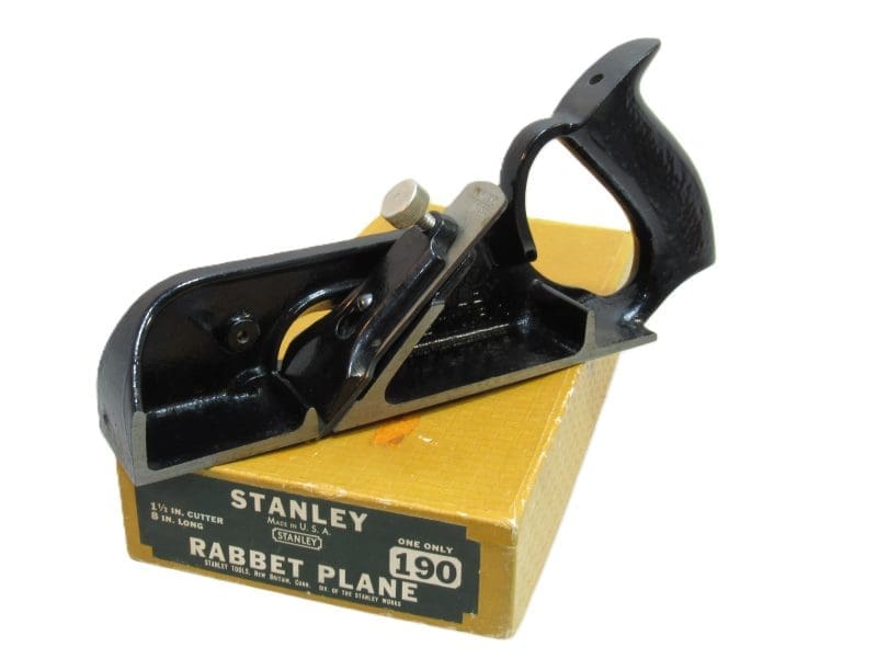 Extra Fine Stanley No 190 Rabbet Plane In Original Box