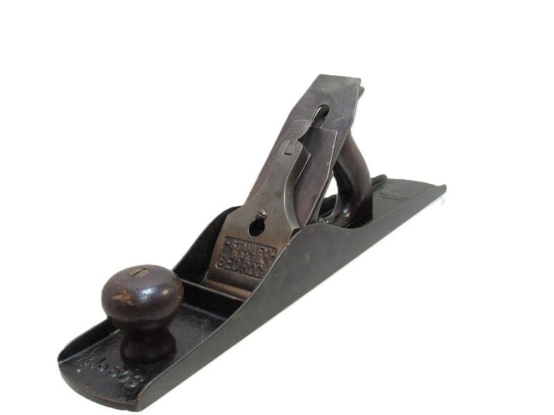 Stanley # 606 Round Side Corrugated Bottom Bedrock Smoothing Plane Early 3 Line Lever Cap Version