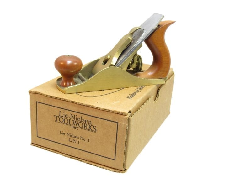 Minty Appears Unused Lie Nielsen No 1 Bronze Plane In Original Box Long Discontinued From LN