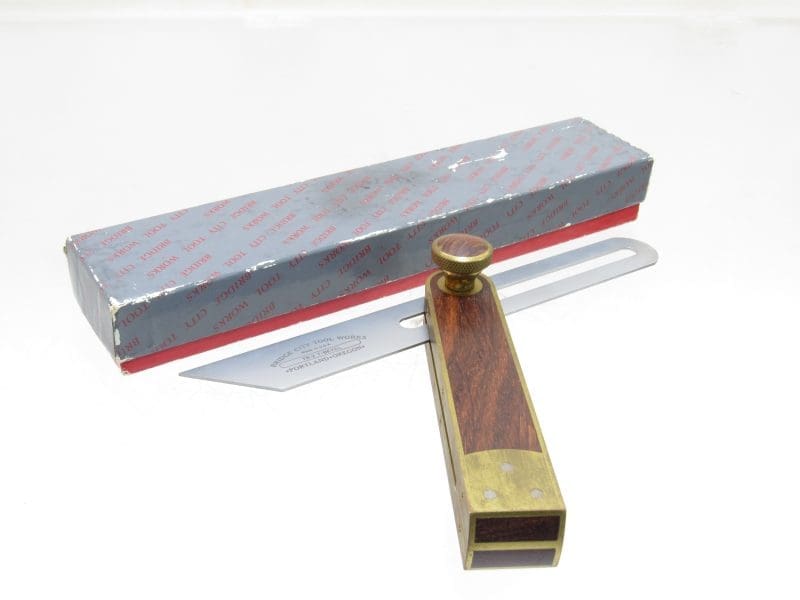 Rosewood Bridge City Tool TB-2  Tee Bevel  Square 6" Made In USA