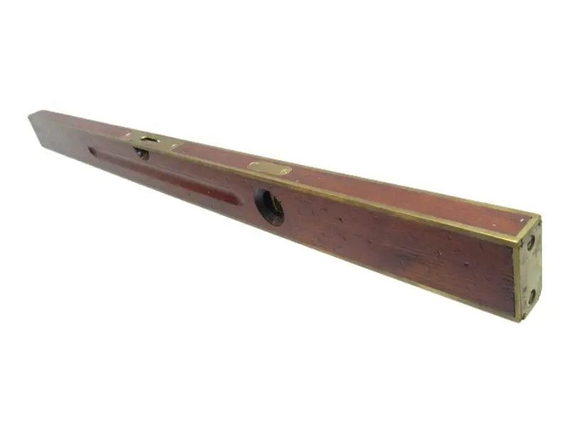 Nice Stanley Sweetheart # 1093 30" Brass Bound Mahogany Level