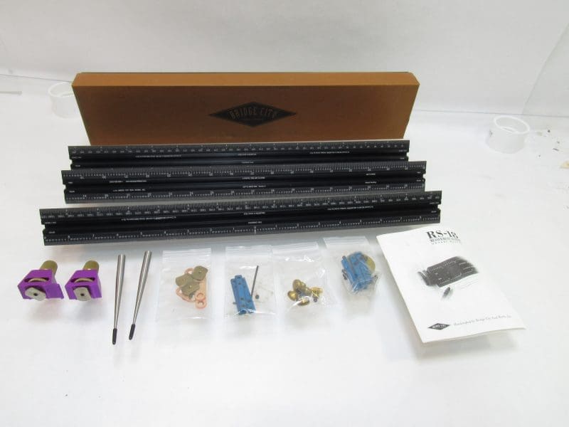 Superb Bridge City Tool RS-18 Measuring System With  Attachments Including Trammel Points Made In USA 1998