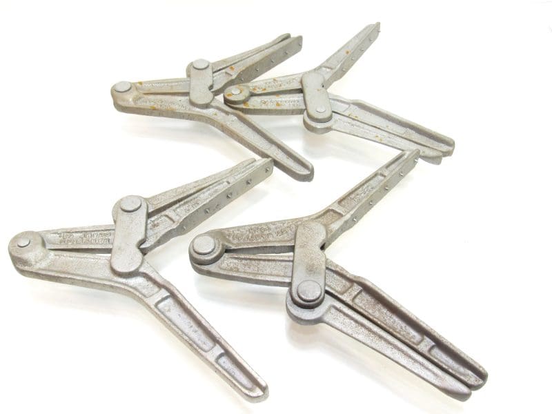 Nice Set Of 4 Hartford Clamp Company Corner Clamps With Sharp Points