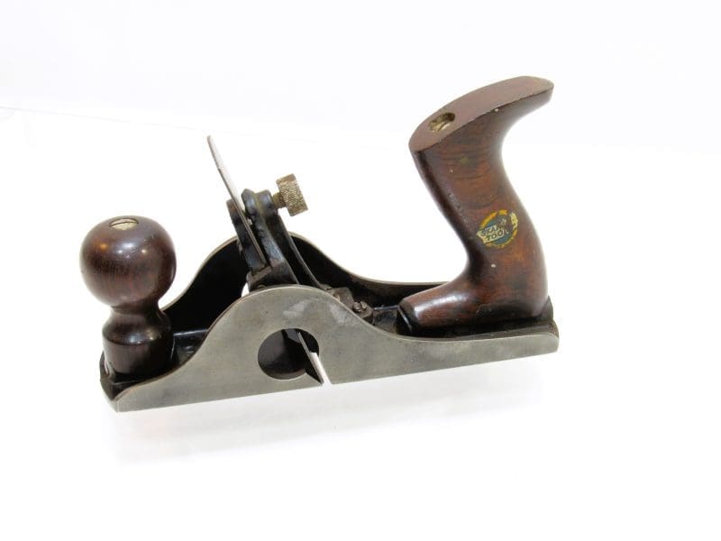 Superb Stanley # 85 Tilt Handle Cabinet Makers Scraper Plane With Handle Label And Proper Marked Iron