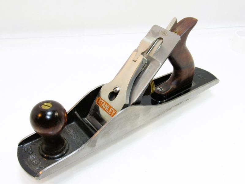 Superb Stanley # 5 Jack Plane Later Model Made In USA With Hock Iron & Chip Breaker 95% Original Japanning