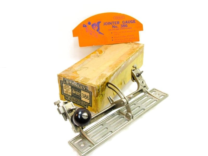 MINT STANLEY # 386 JOINTER GAUGE / FENCE IN ORIGINAL BOX