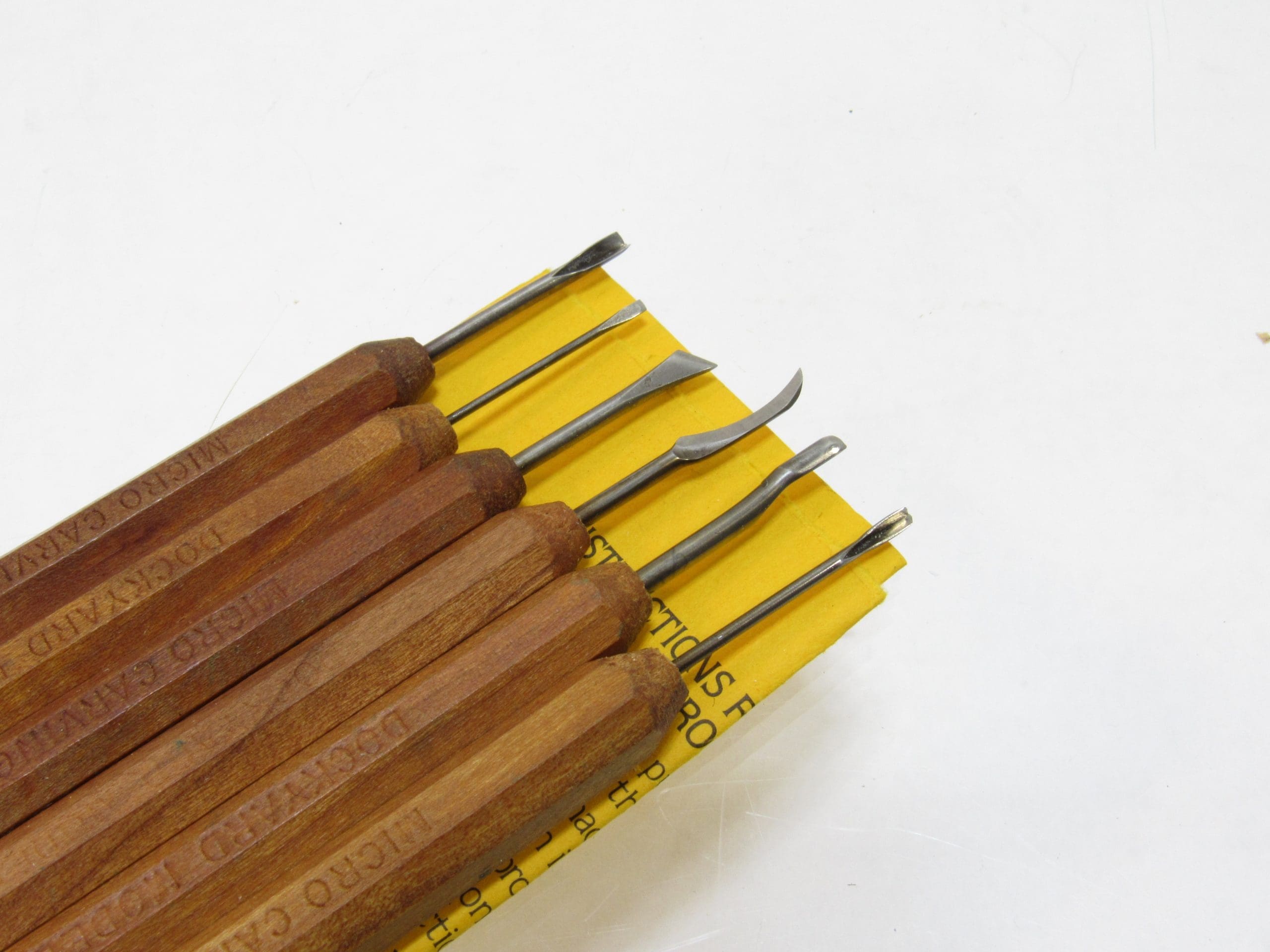 Unused In Case Dockyard 6 Piece Micro Carving Chisel Set - Michael ...