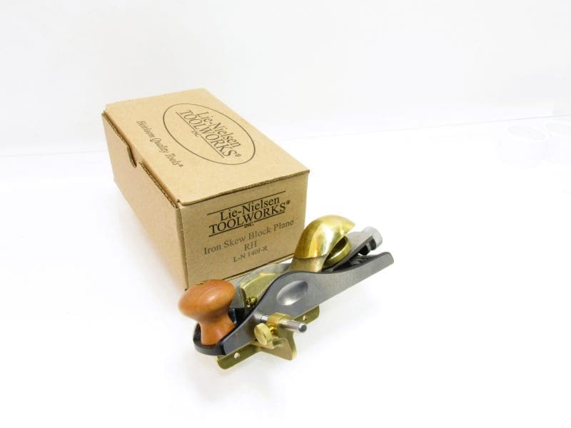 New In Box Lie Nielsen No 140 Skewed Iron Block Plane In Original Box Out Of Stock From LN