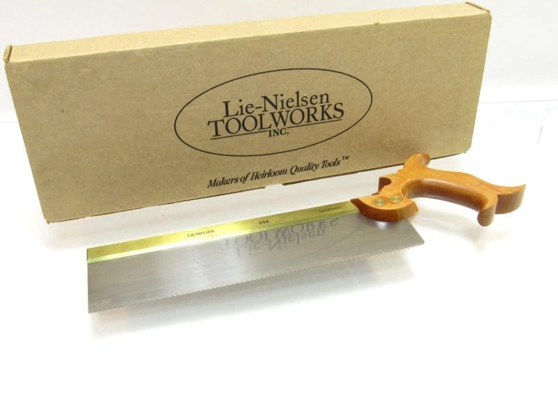 Appears Unused In Box Lie Nielsen 14 PPI  Carcass Saw In Discontinued Maple