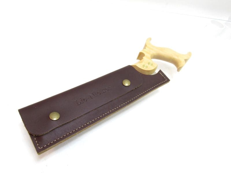 Mint Lie Nielsen 15 PPI Rip Tapered Dovetail In Lie Nielsen Leather Case