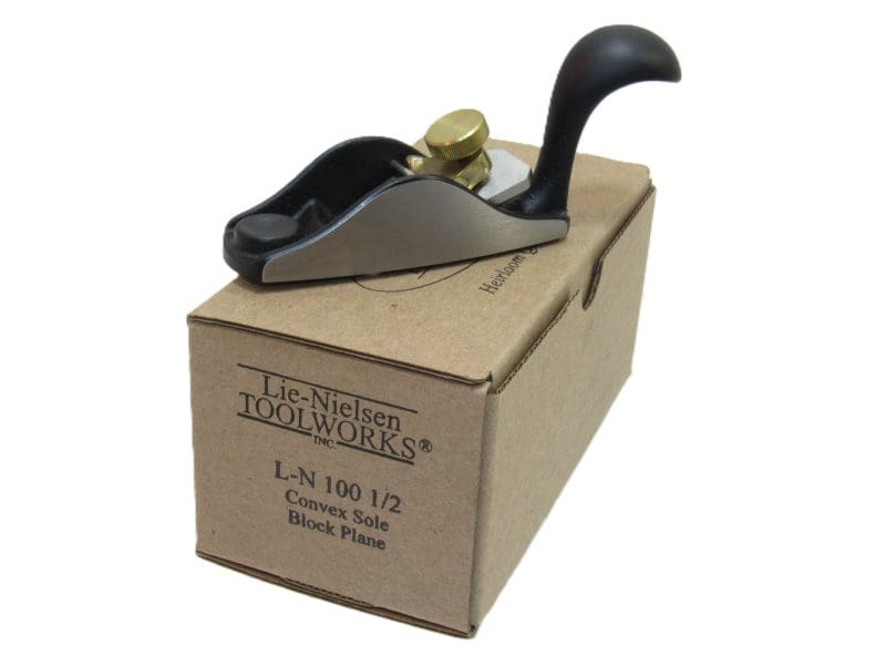 New Unused In Box Lie Nielsen # 100 1/2 Convex Sole Tail Handle Plane Out Of Stock From LN