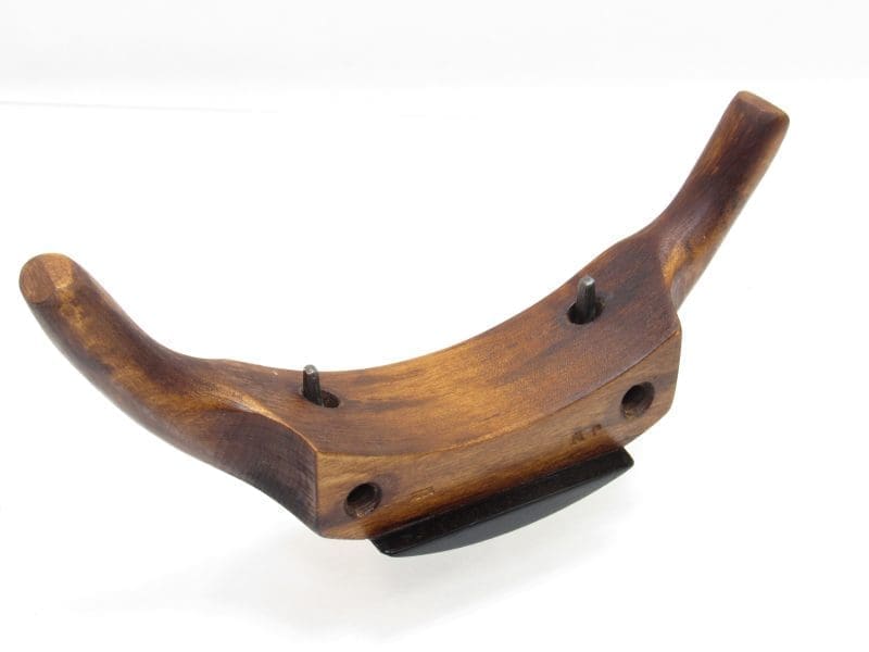 Superb Crown Tool Company Chairmaker's Travisher – 9" with 3" Curved Blade With Ebony Wear Plate