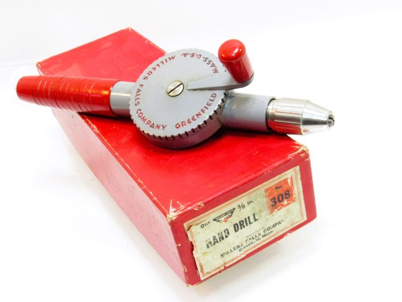 Great Millers Falls # 308 Buck Rogers Hand Drill In Rare Original Box.