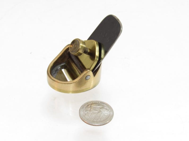 Awesome Miniature Instrument Makers Plane With Curved 1 5/8" Long Sole