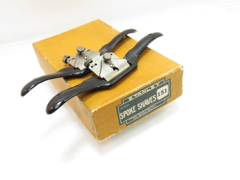Pair Of New Old Stock Stanley 151 Adjustable Spokeshaves In Rare Original Box