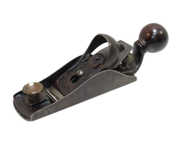 Great Stanley # 9 3/4 Tail Handled Block Plane Very Early Model With Baileys Patent Cutter