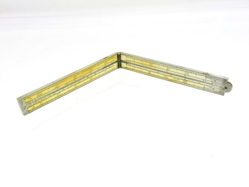 Great Stanley No 87 White Material & German Silver 2 Foot 4 Fold Carpenters Rule