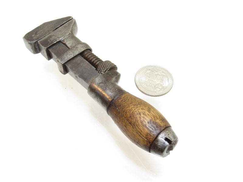 Baby Coes 4 5/8" Long Adjustable Wrench Patent March 23 1869