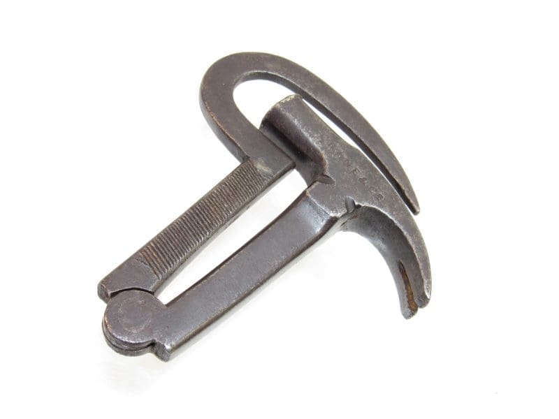 Super Crane & Co Newark NJ Very Early Folding Hoof Hook Ca 1866 With Integral File