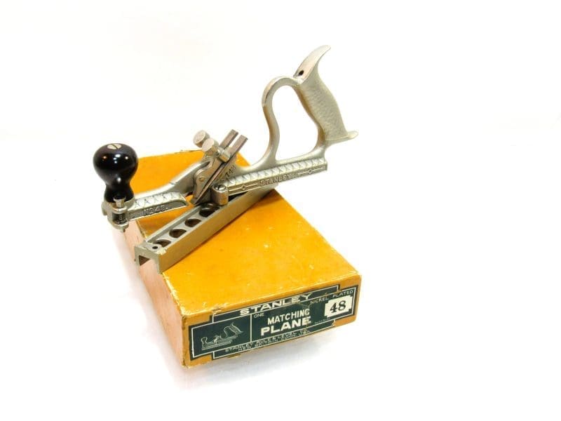 Phenomenal Unused NOS Stanley No 48 Tongue & Groove Matching Plane In Picture Labeled Box Sweetheart ERA