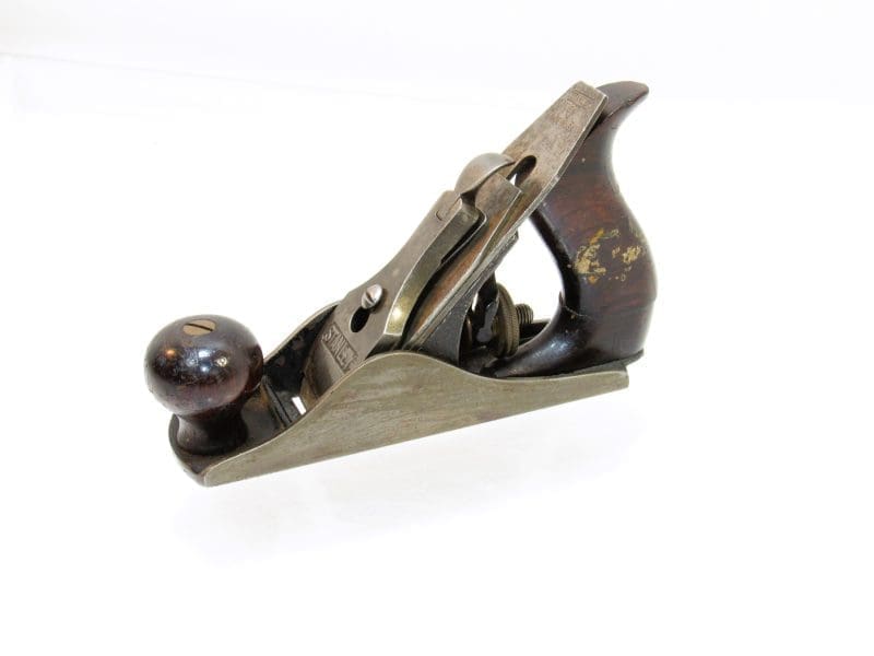 Great Stanley No 1 Sweetheart Plane With Partial Handle Label And Sweetheart Iron