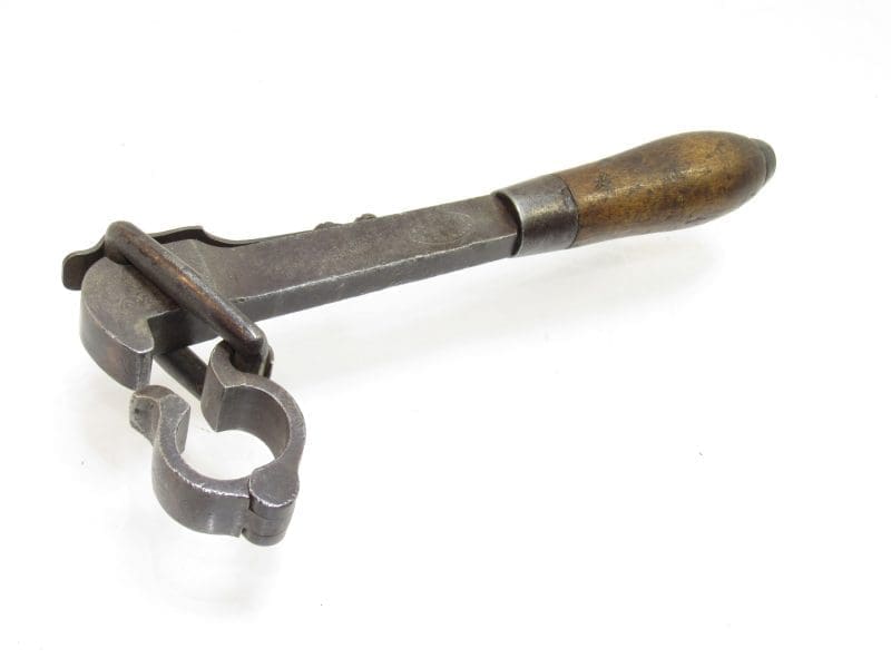 Superb J T Hayden Patented Aug 18 1885 Belden Machine Tools None Mar Jaw Pipe Wrench
