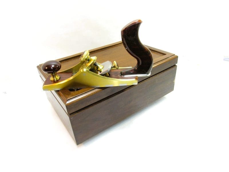 Bridge City Tool Works CT-10 Low Angle Smoothing Plane Mint Unused Condition In Walnut Box Made In USA 2002