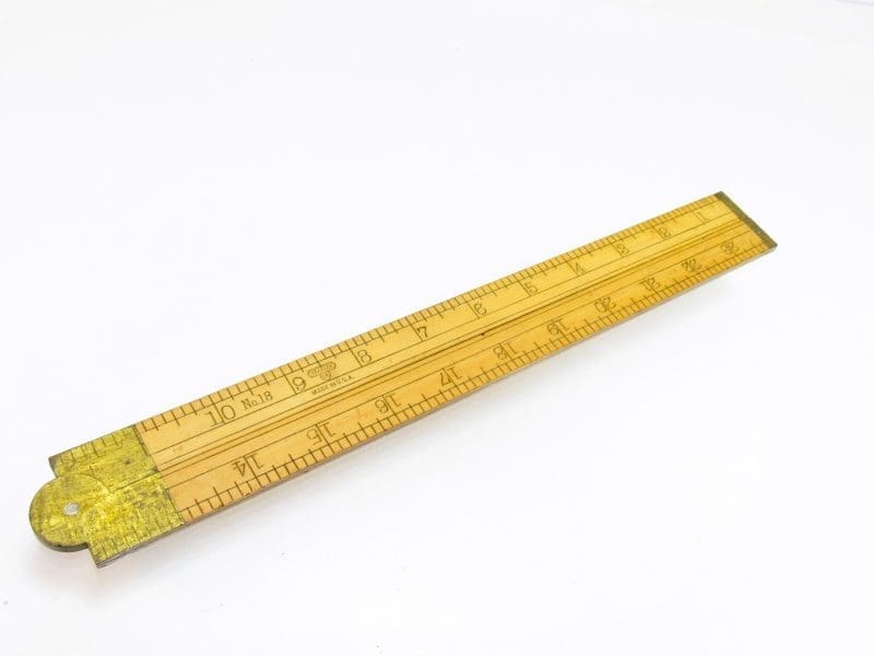 Superb Stanley Sweetheart No 18 Two Foot Two Fold Rule