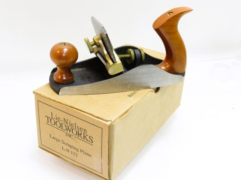 Unused Lie Nielsen # 112 Cabinet Makers Large Scraper Plane In Original Box Long Discontinued From LN