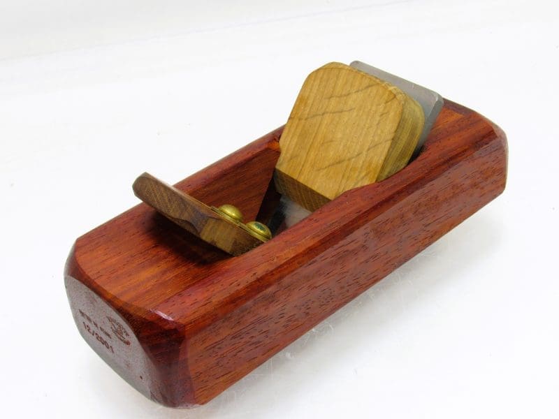 Superb Steve Knight Toolworks 8" Smooth Plane With 3 Different Exotic Woods & Razor Sharp 1/4" Thick Iron